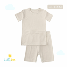 Load image into Gallery viewer, Bamboo Short Sleeve Cute-tee T-shirt & Shorts Set