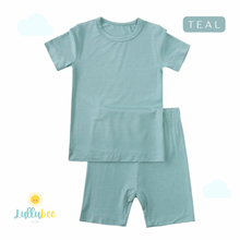 Load image into Gallery viewer, Bamboo Short Sleeve Cute-tee T-shirt & Shorts Set