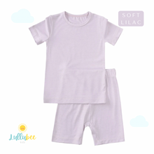 Load image into Gallery viewer, Bamboo Short Sleeve Cute-tee T-shirt & Shorts Set