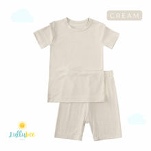 Load image into Gallery viewer, *NEW* Bamboo Short Sleeve Cute-tee T-shirt &amp; Shorts Set
