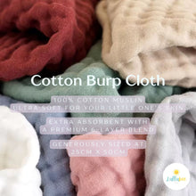 Load image into Gallery viewer, Cotton Muslin Burp Cloth
