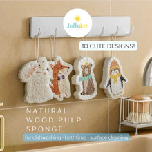 Load image into Gallery viewer, Natural Wood Pulp Sponge [Animal Series]
